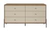 DESCRIPTION: (1) DOUBLE DRESSER BRAND/MODEL: MANHATTAN COMFORT/350594 INFORMATION: WHITE & BROWN/6-DRAWER/MUST COME INTO INSPECT CONTENTS RETAIL$: 331