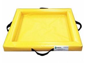 DESCRIPTION: (1) COMPRESSIBLE FOAM SPILL TRAY BRAND/MODEL: ENPAC/5624-YE INFORMATION: YELLOW/CAPACITY: 55 GAL RETAIL$: 222.56 SIZE: 24"L X 48"W QTY: 1