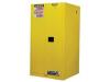 DESCRIPTION: (1) FLAMMABLE STORAGE CONTAINERBRAND/MODEL: JUSTRITE #RM09608INFORMATION: YELLOW, STEEL, 18 GAUGESIZE: APPROX 18" X 43" X 65"RETAIL$: $1690.00 EAQTY: 1