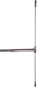 DESCRIPTION: (2) VERTICAL ROD EXIT DEVICEBRAND/MODEL: HARNEY #ED-VR531-DUINFORMATION: DUROSIZE: FITS UP TO 36" DOORRETAIL$: $207.09 EAQTY: 2