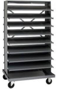 DESCRIPTION: (1) SINGLE SIDED FLOOR RACK BRAND/MODEL: QUANTUM STORAGE SYSTEM INFORMATION: STEEL RETAIL$: $656.84 EA QTY: 1