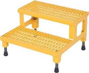 DESCRIPTION: (1) ADJUSTABLE STEP STANDS BRAND/MODEL: VESTIL #ASP-24-2 INFORMATION: YELLOW RETAIL$: $306.06 EA QTY: 1