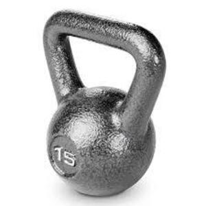 DESCRIPTION: (2) KETTLE DUMBBELLS SIZE: 15 LBS RETAIL$: $55.99 EA QTY: 2