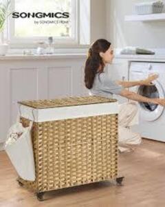 DESCRIPTION: (1) LAUNDRY HAMPER BRAND/MODEL: WASCHEKORB #LCB063K02 RETAIL$: $63.99 EA QTY: 1