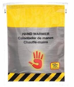 DESCRIPTION: (2) PACKS OF (50) HAND WARMERS BRAND/MODEL: CONDOR/32HD77 INFORMATION: HEATING TIME: 8 HR/109F RETAIL$: $55.80/EA SIZE: 2-3/4"L X 3-3/4"W