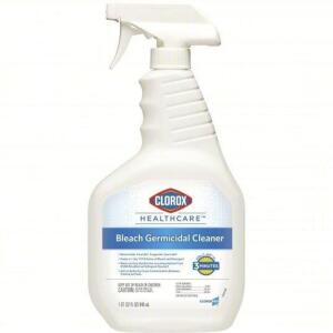 DESCRIPTION: (6) BLEACH GERMICIDAL CLEANER BRAND/MODEL: CLOROX #6VDE6 SIZE: 32 OZ RETAIL$: $125.00 TOTAL QTY: 6