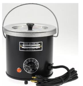 DESCRIPTION: (1) DIP COAT POT BRAND/MODEL: WAAGE/WP2A-19-1 INFORMATION: 150-450F TEMP RANGE RETAIL$: $273.76 SIZE: 1 QUART QTY: 1