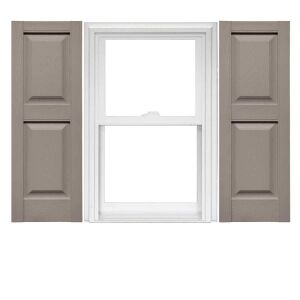 DESCRIPTION: (2) RAISED SHUTTER PANELBRAND/MODEL: MID AMERICAINFORMATION: CLAY #002SIZE: 14-3/4" X 59"RETAIL$: $62.31 TOTALQTY: 2