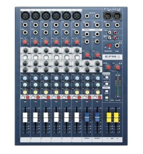 DESCRIPTION: (1) 6 CHANNEL MIXING CONSOLEBRAND/MODEL: HARMAN SOUNDCRAFTRETAIL$: $308.00QTY: 1