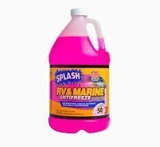 DESCRIPTION: (4) RV AND MARINE ANTIFREEZE BRAND/MODEL: SPLASH #49GU89 SIZE: 1 GALLON RETAIL$: $7.00 EA QTY: 4