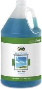 DESCRIPTION: (2) ANTIBACTERIAL HAND SOAP BRAND/MODEL: ZEP BLUE SKY SIZE: 1 GALLON RETAIL$: $24.64 EA QTY: 2