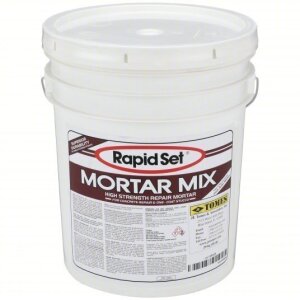 DESCRIPTION: (1) CONCRETE PATCH AND REPAIR BRAND/MODEL: RAPID SET #15F525 SIZE: 5 GALLON RETAIL$: $76.36 EA QTY: 1