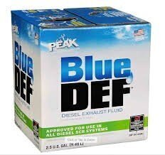 DESCRIPTION: (2) BLUE DEF BRAND/MODEL: PEAK SIZE: 2.5 GA RETAIL$: $25.00 EA QTY: 2