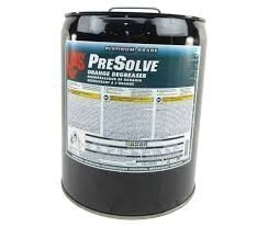 DESCRIPTION: (1) ORANGE DEGREASER BRAND/MODEL: LPS PRESOLVE SIZE: 5 GALLON RETAIL$: $551.99 EA QTY: 1