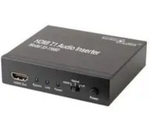 DESCRIPTION: (1) HDMI 7.1 AUDIO INSERTER BRAND/MODEL: STELLAR LABS 33-11680 RETAIL$: $75.00 QTY: 1