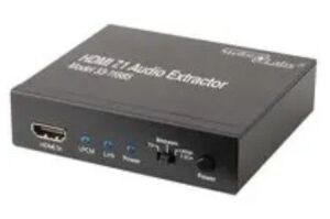 DESCRIPTION: (1) HDMI 7.1 AUDIO EXTRACTOR BRAND/MODEL: STELLAR LABS 33-11685 RETAIL$: $75.00 QTY: 1