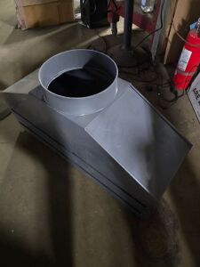 DESCRIPTION: (1) AIR HOOD VENT INFORMATION: METAL QTY: 1