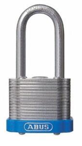 DESCRIPTION: (5) KEYED PADLOCK BRAND/MODEL: ABUS/19369 INFORMATION: HARDENED STEEL/BLUE RETAIL$: 19.36 EACH SIZE: 1-5/16"BODY HEIGHT X 3"SHACKLE HEIGH