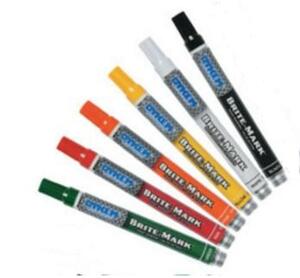 DESCRIPTION: (1) PACK OF APPOX (50) OIL-BASED PAINT MARKER BRAND/MODEL: DYKEM/40008 INFORMATION: GREEN,YELLOW,WHITE, RED & BLACK RETAIL$: 383.00 PER L