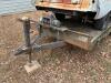 RETTIG 16' DUAL AXLE FLAT BED TRAILER W/ WINCH. - 2