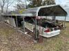 45' X 18' CAR PORT W/ METAL FRAME AND ROOF. - 2