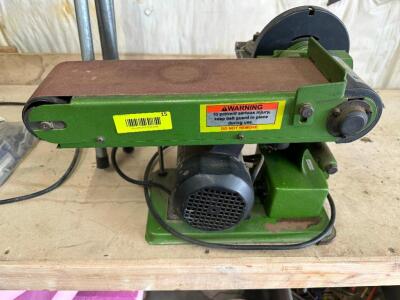 CENTRAL MACHINERY BELT / DISC SANDER