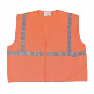 DESCRIPTION: (5) HIGH VISIBILITY VEST BRAND/MODEL: CONDOR/1YAE8 INFORMATION: ORANGE & SILVER/CLASS 1 RETAIL$: 14.94 EACH SIZE: 2XL QTY: 5