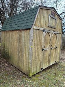 12' X 6' WOODEN GARDEN SHED