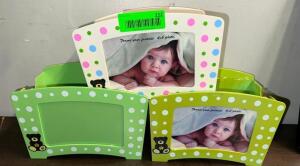 (3)- BABY TISSUE BOXES