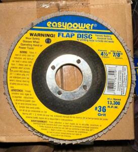 (2)- BOXES OF 4.5" FLAP DISCS