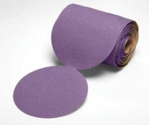 DESCRIPTION: (4) FILM DUST FREE DISC ROLL BRAND/MODEL: 3M CUBITRON II/86808 INFORMATION: PURPLE/GRIT: 80 SIZE: 6"DIA QTY: 4