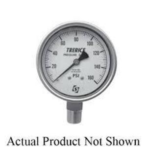 DESCRIPTION: (5) PRESSURE GAUGE BRAND/MODEL: TRERICE #700LFSS2502LA120 SIZE: 700 Pressure Gauge, 0 to 160 psi Pressure, 1/4 in Connection, 2-1/2 in Di