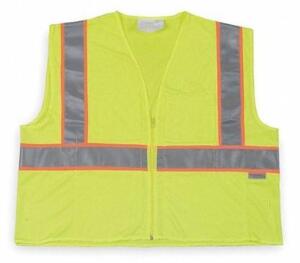 DESCRIPTION: (5) COOL DRY HI VIS VEST BRAND/MODEL: CONDOR/1YAJ7 INFORMATION: LIME, SILVER & ORANGE/CLASS 2 RETAIL$: 30.07 EACH SIZE: 3XL QTY: 5