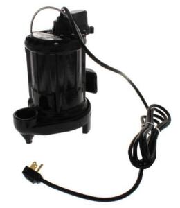 DESCRIPTION: (1) SUBMERSIBLE SUMP PUMP BRAND/MODEL: LIBERTY PUMPS/257 INFORMATION: 115V/FLOAT SWITCH/VERTICAL MAGNETIC RETAIL$: 160.50 SIZE: 10'CORD L