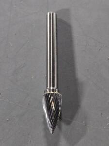 DESCRIPTION: (4) CARBIDE POINTED TREE BUR BRAND/MODEL: WESTWARD 19D759 SIZE: 19mm LOC 1/4" SD RETAIL$: $65.36 QTY: 4