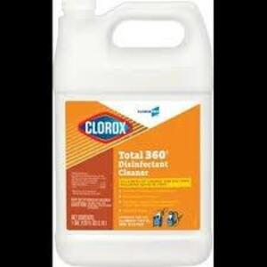 DESCRIPTION: (2) TOTAL 360 DISINFECTANT CLEANER BRAND/MODEL: COLORX SIZE: 1 GALLON RETAIL$: $38.00 EA QTY: 2