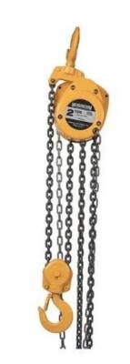 DESCRIPTION: (1) MANUAL CHAIN HOIST BRAND/MODEL: HARRINGTON/CF020-20 INFORMATION: CAPACITY: 4000 LBS/YELLOW/HOIST LIFT: 20' RETAIL$: 636.00 SIZE: 20"H