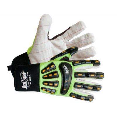 DESCRIPTION: (3) TPR IMPACT PROTECTION GLOVES BRAND/MODEL: JOKER/MX2515-3XL INFORMATION: LIME GREEN,BLACK & WHITE RETAIL$: 28.59 EACH SIZE: 3XL QTY: 3