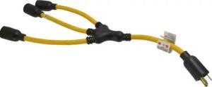 DESCRIPTION: (1) W ADAPTER BRAND/MODEL: SOUTHWIRE/90238802 INFORMATION: YELLOW & BLACK/3-OUTLETS/125VAC RETAIL$: 70.10 SIZE: 20"L QTY: 1