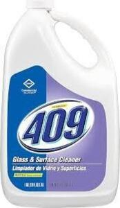 DESCRIPTION: (2) GLASS AND SURFACE CLEANER BRAND/MODEL: FORMULA 409 SIZE: 1 GALLON RETAIL$: $18.75 EA QTY: 2