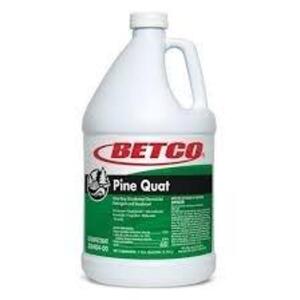 DESCRIPTION: (4) PINE QUAT CLEANER BRAND/MODEL: BETCO INFORMATION: PINE SIZE: 1 GALLON RETAIL$: $67.05 EA QTY: 4