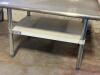 36" X 28" LOW BOY STAINLESS EQUIPMENT STAND. - 7