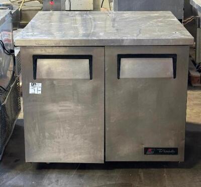 TRUE 36" TWO DOOR WORK TOP COOLER