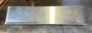 72" X 18" STAINLESS WALL SHELF