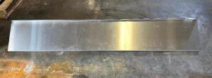 72" X 18" STAINLESS WALL SHELF