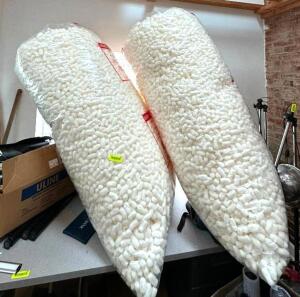 (4) LARGE BAGS OF PACKING PEANUTS