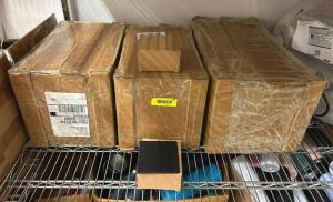 (3) BOXES OF SLATE COASTERS