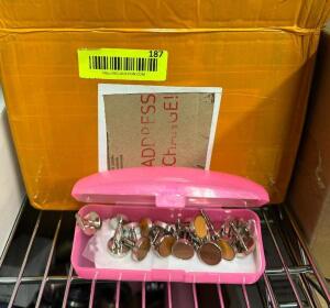 BOX OF ASSORTED CUFF LINKS