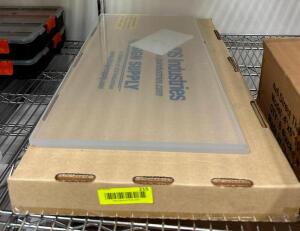 BOX OF CLEAR PLASTIC SHEETS