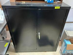 2-DOOR METAL STORAGE CABINET